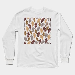 Autumn Leaves Pattern Long Sleeve T-Shirt